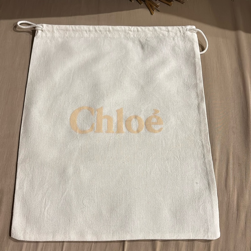 Chloe drawstring dust bag